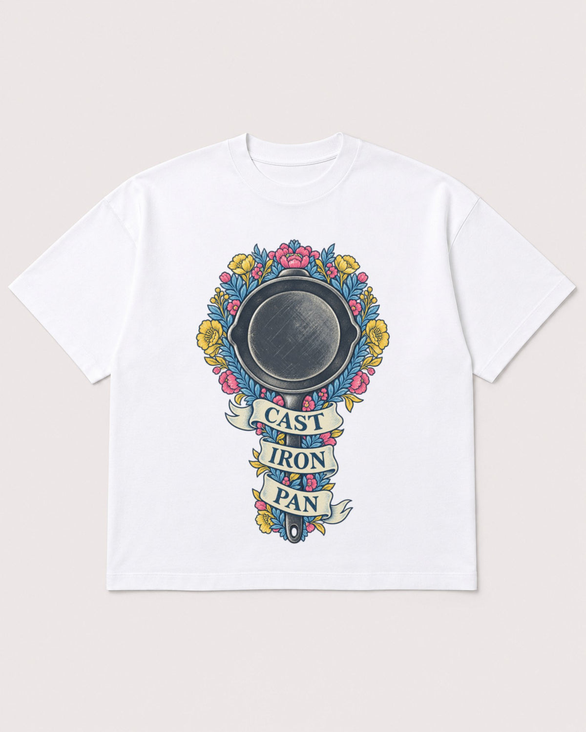 Mockup Boxy Heavyweight Tee White product