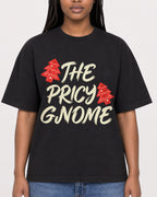 Mockup Boxy Heavyweight Tee Black female close-up 04