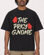 Mockup Boxy Heavyweight Tee Black male close-up 04
