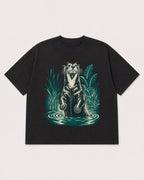 Mockup Boxy Heavyweight Tee Black product