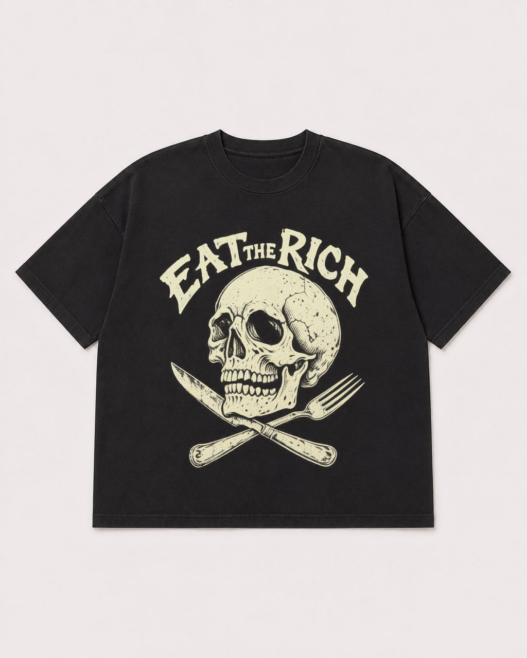 Mockup Boxy Heavyweight Tee Black product