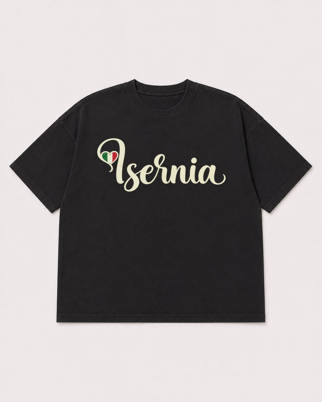 Mockup Boxy Heavyweight Tee Black product