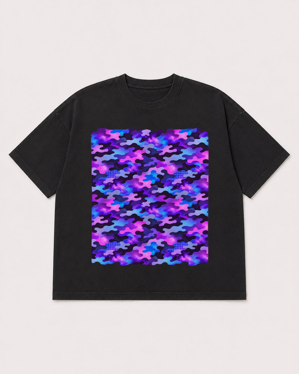 Mockup Boxy Heavyweight Tee Black product
