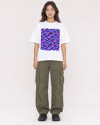 Mockup Boxy Heavyweight Tee White female full-body 02