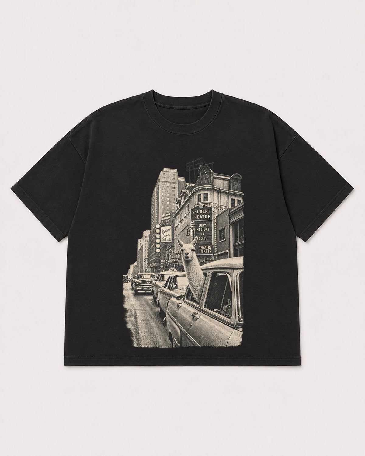 Mockup Boxy Heavyweight Tee Black product