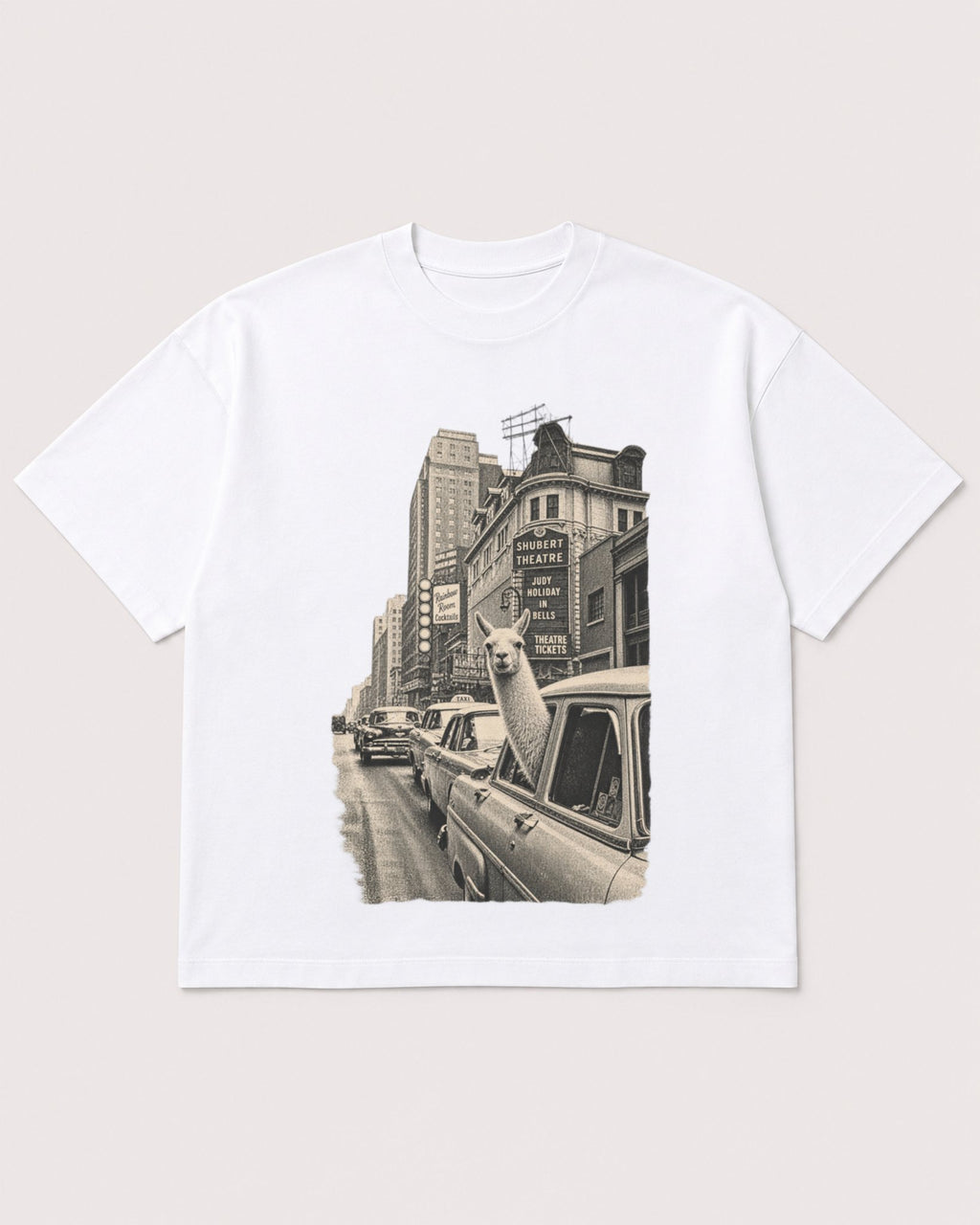 Mockup Boxy Heavyweight Tee White product
