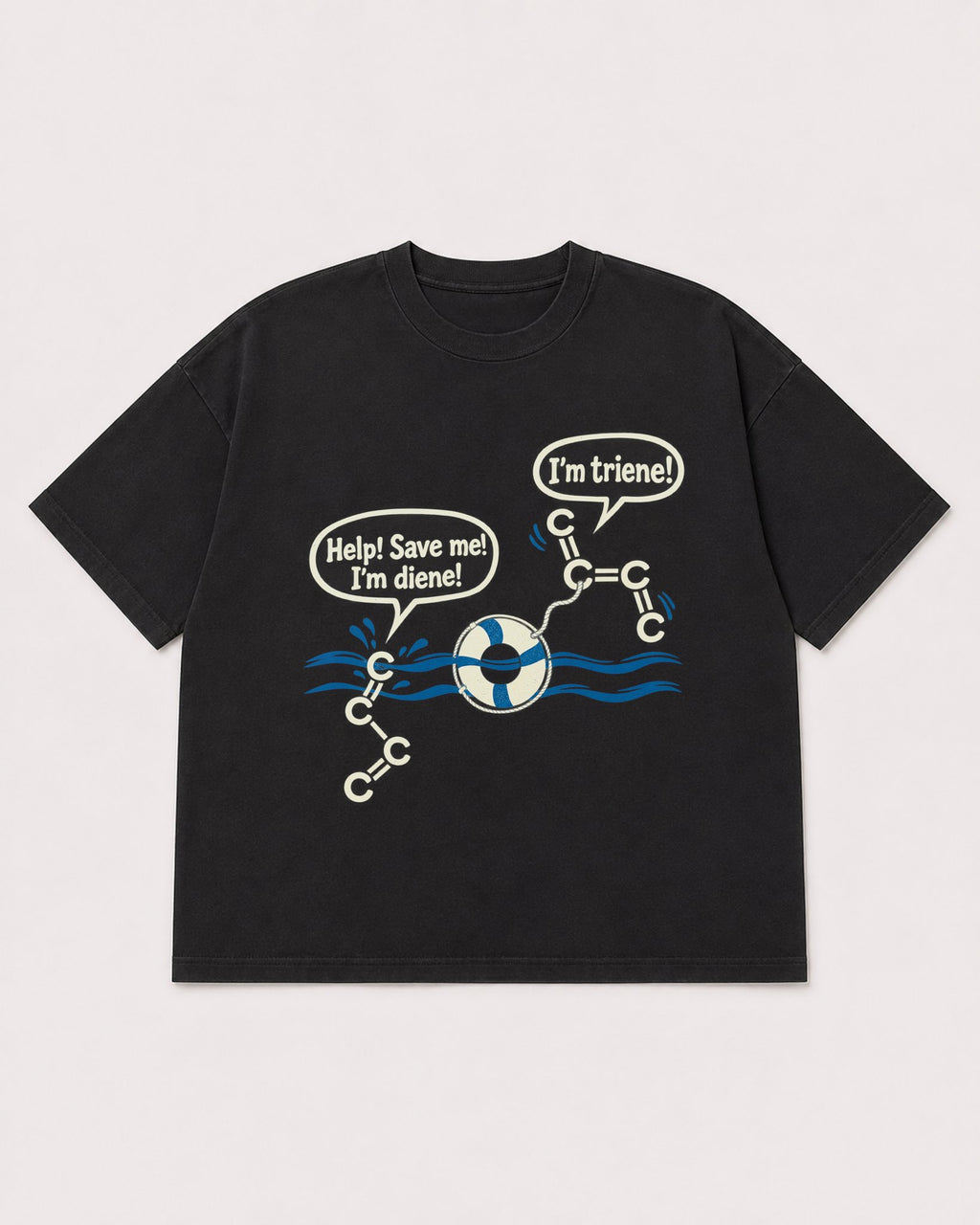 Mockup Boxy Heavyweight Tee Black product