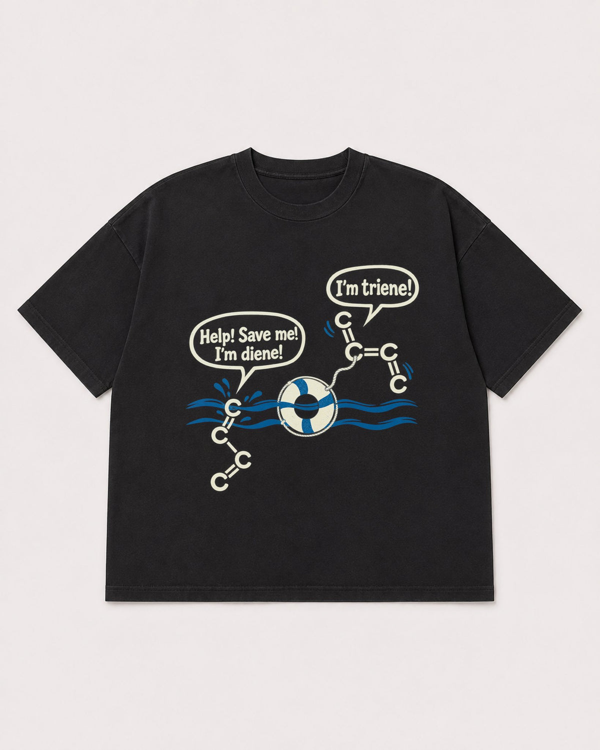 Mockup Boxy Heavyweight Tee Black product