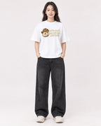 Mockup Boxy Heavyweight Tee White female full-body 03