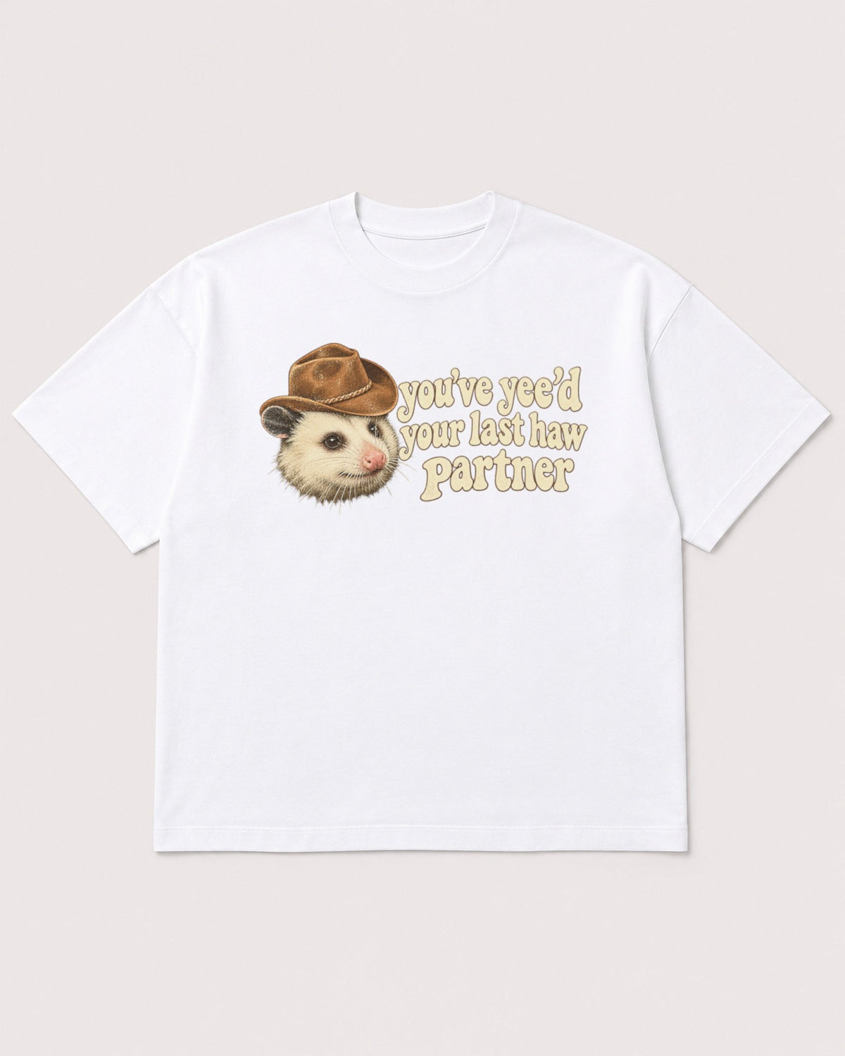 Mockup Boxy Heavyweight Tee White product