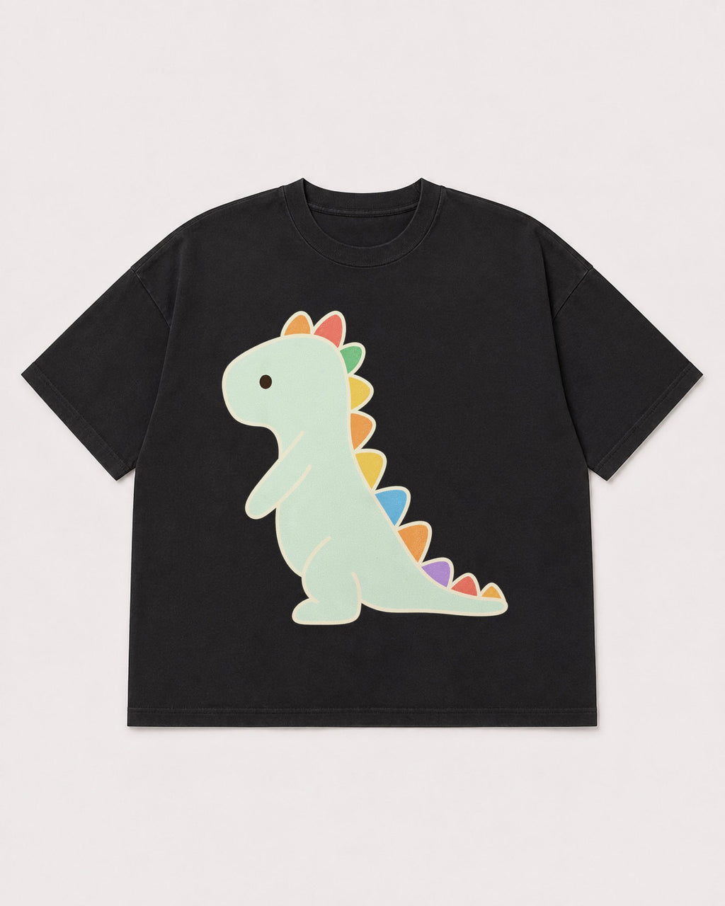 Mockup Boxy Heavyweight Tee Black product
