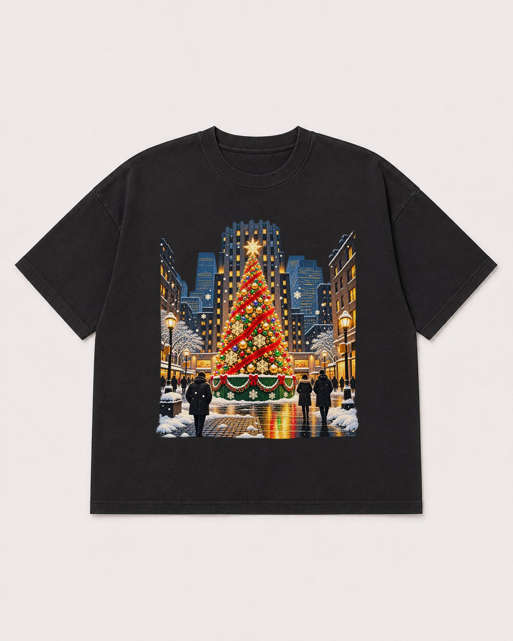 Mockup Boxy Heavyweight Tee Black product