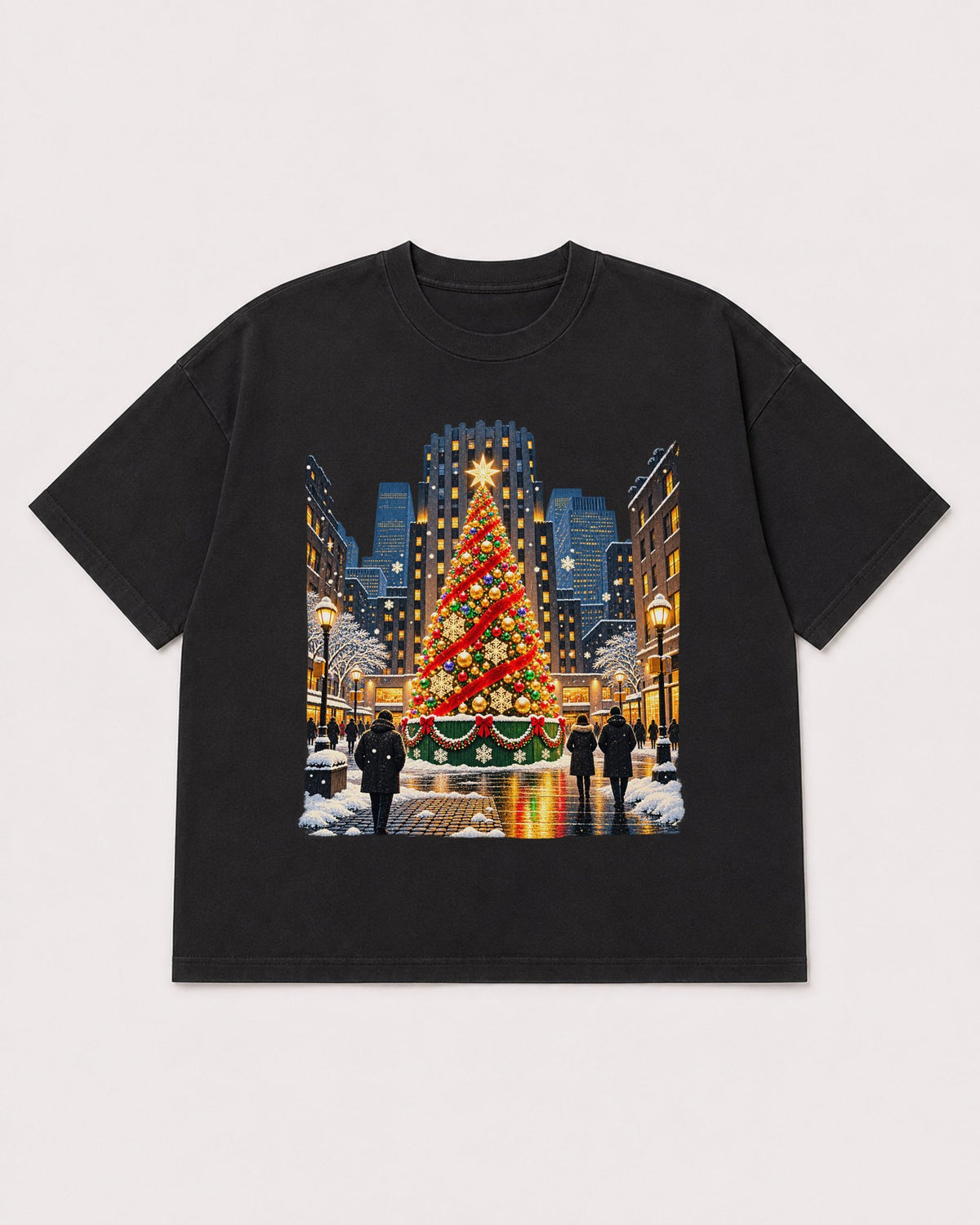 Mockup Boxy Heavyweight Tee Black product