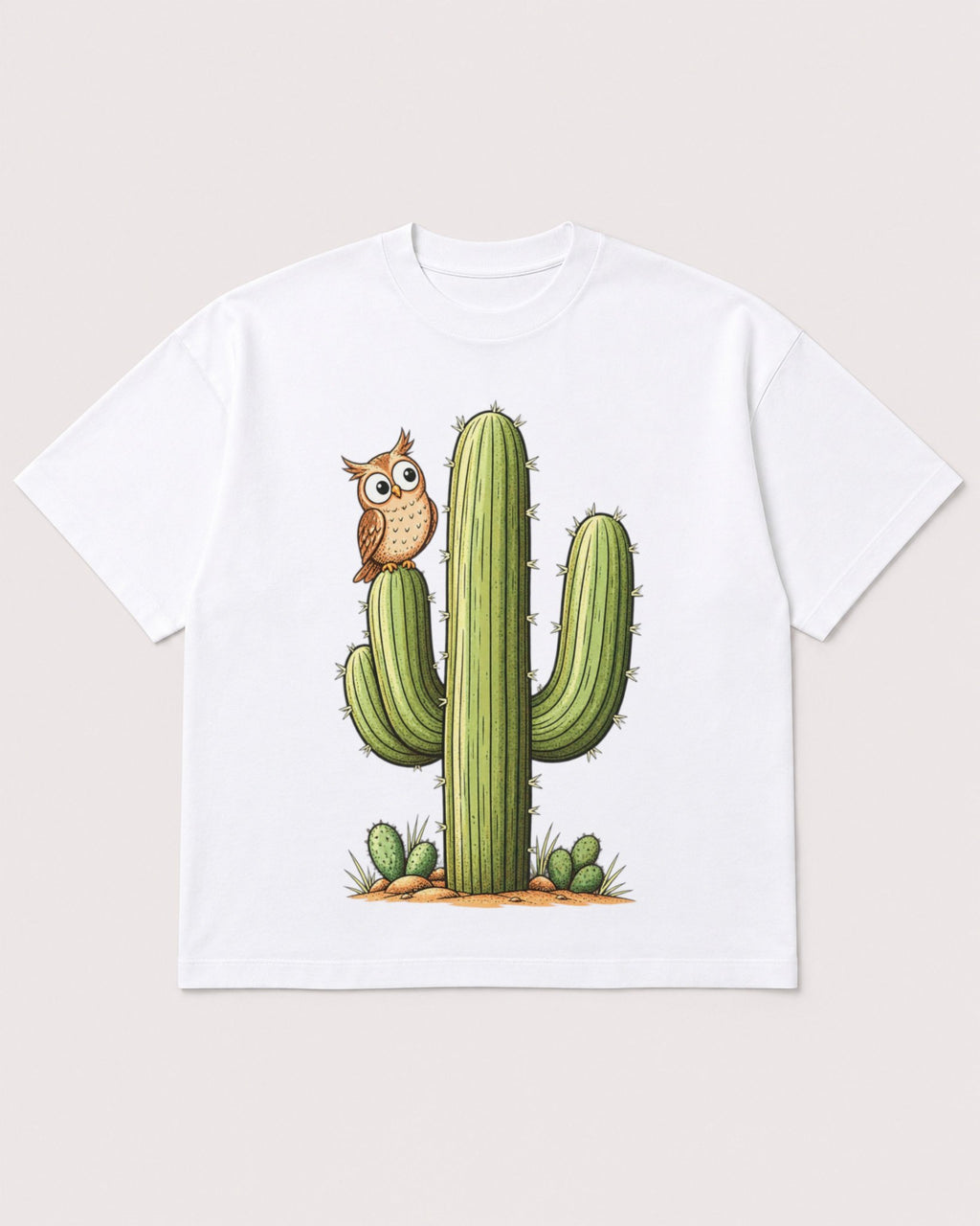 Mockup Boxy Heavyweight Tee White product