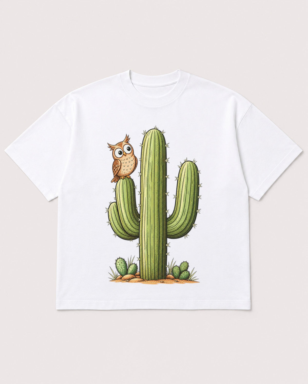 Mockup Boxy Heavyweight Tee White product