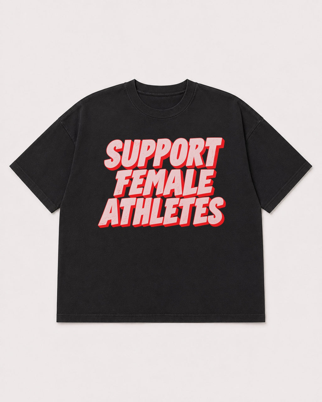 Mockup Boxy Heavyweight Tee Black product