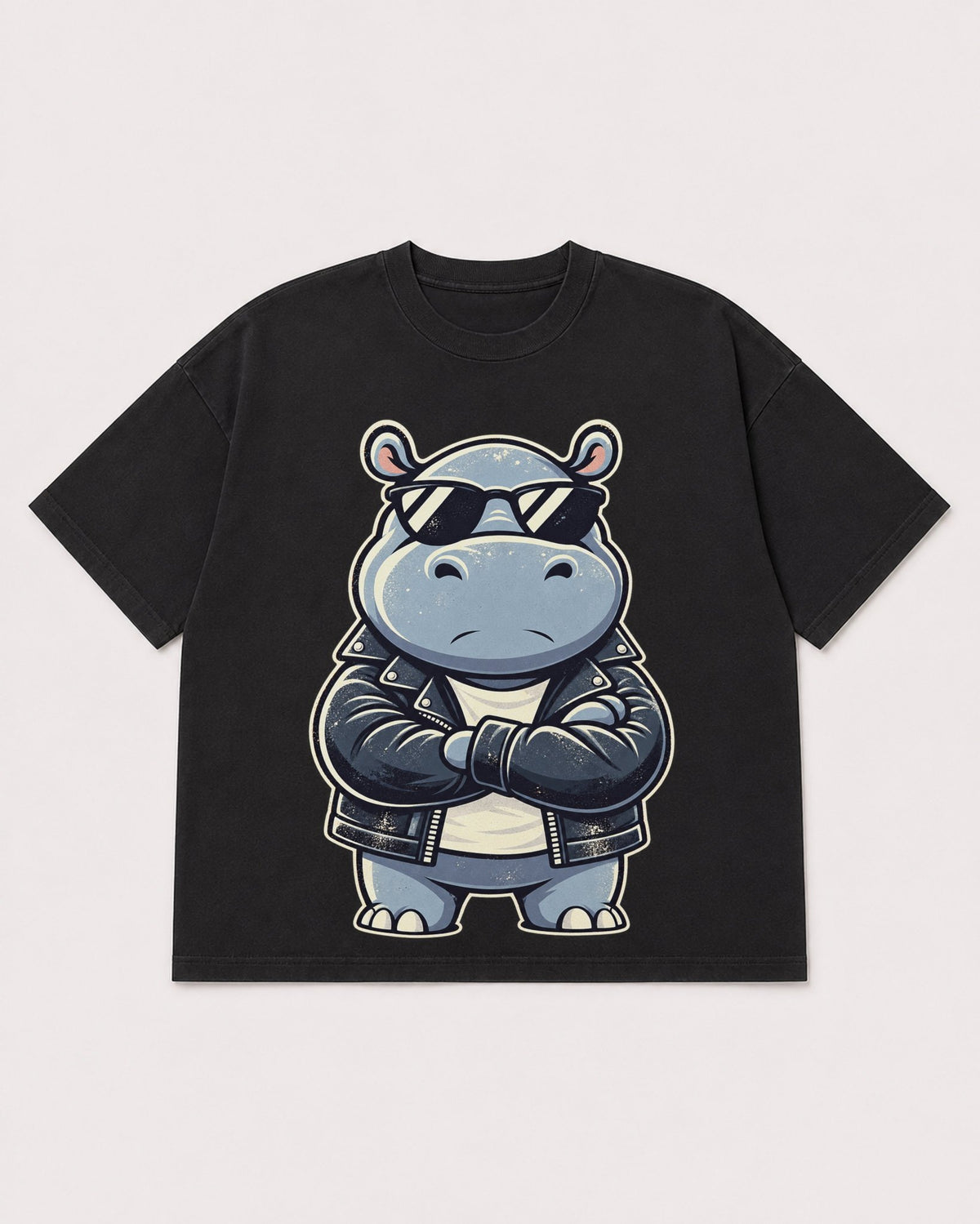 Mockup Boxy Heavyweight Tee Black product
