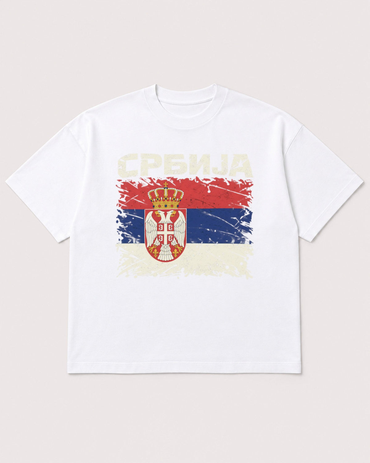 Mockup Boxy Heavyweight Tee White product