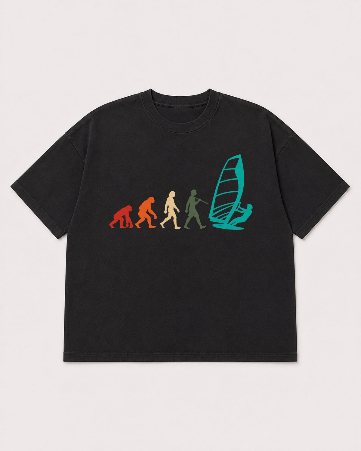Mockup Boxy Heavyweight Tee Black product