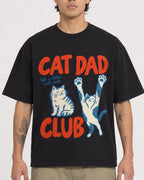 Mockup Boxy Heavyweight Tee Black male close-up 36
