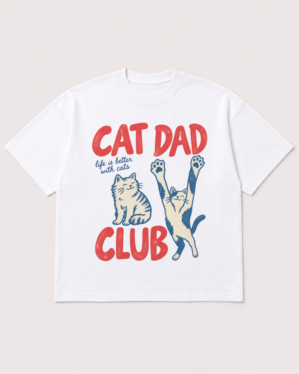 Mockup Boxy Heavyweight Tee White product