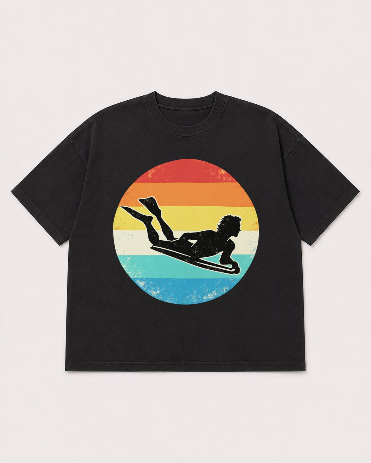 Mockup Boxy Heavyweight Tee Black product
