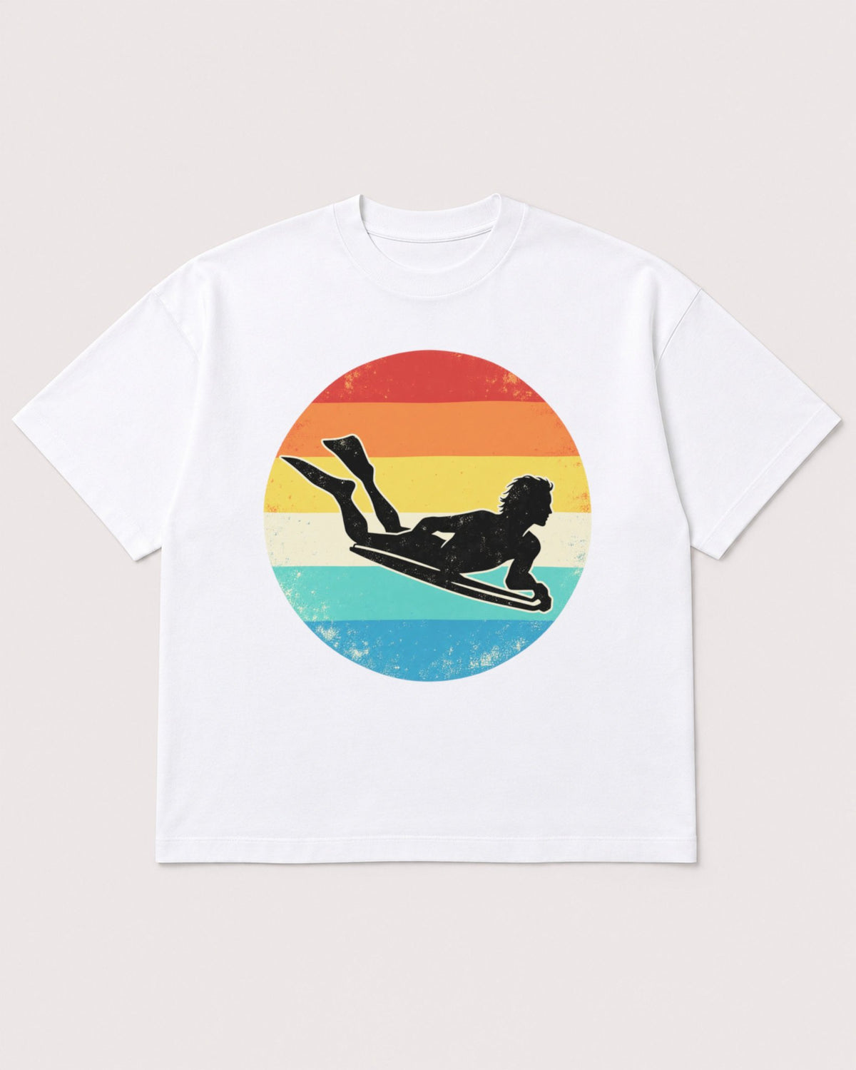 Mockup Boxy Heavyweight Tee White product