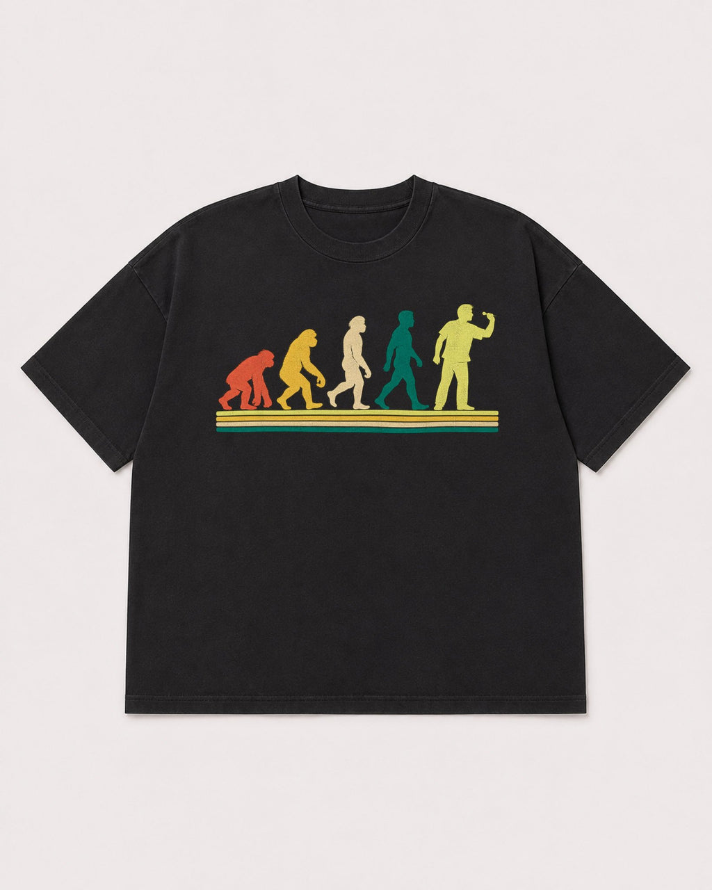 Mockup Boxy Heavyweight Tee Black product