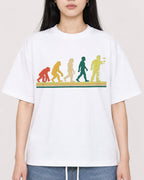 Mockup Boxy Heavyweight Tee White female close-up 01