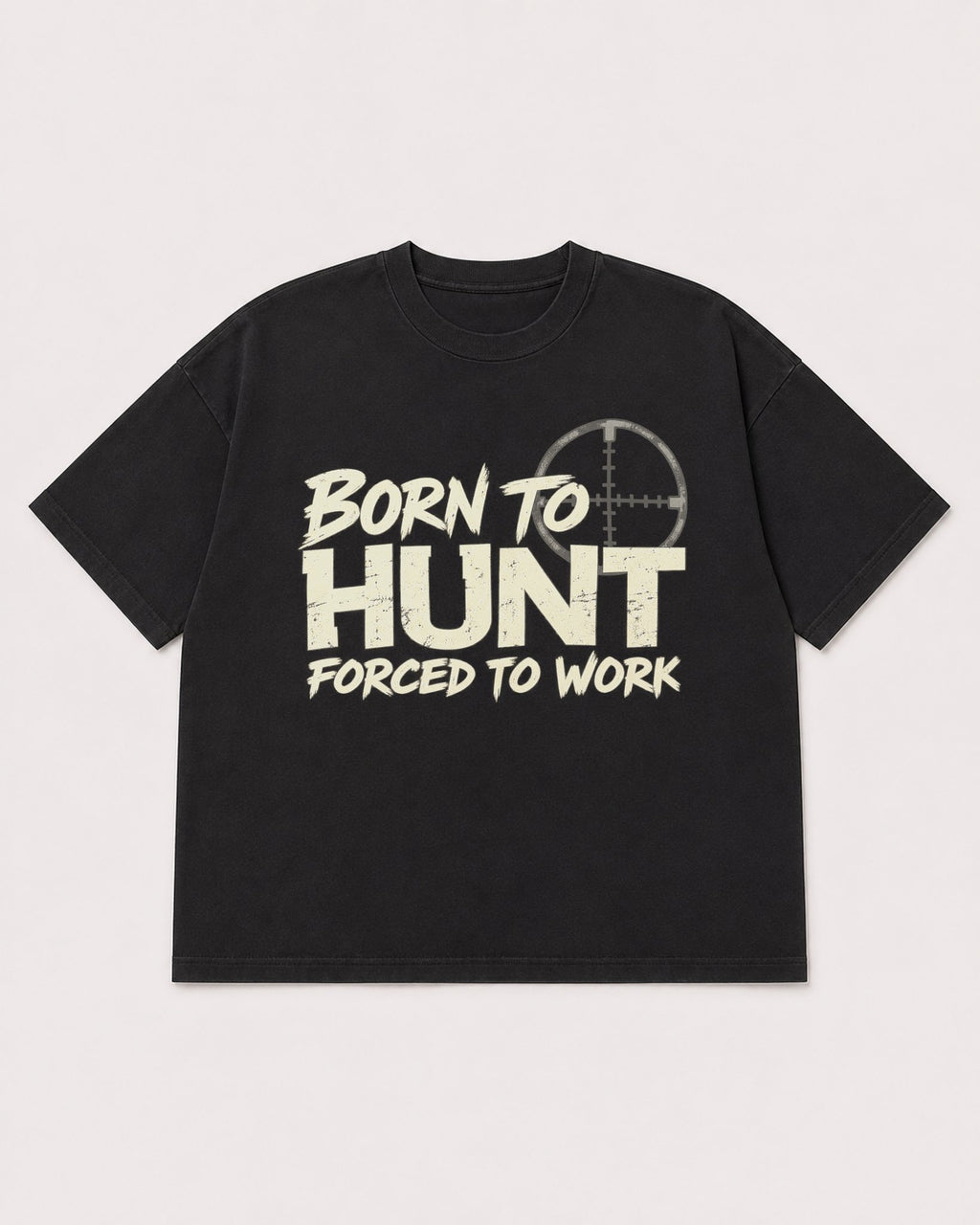 Mockup Boxy Heavyweight Tee Black product