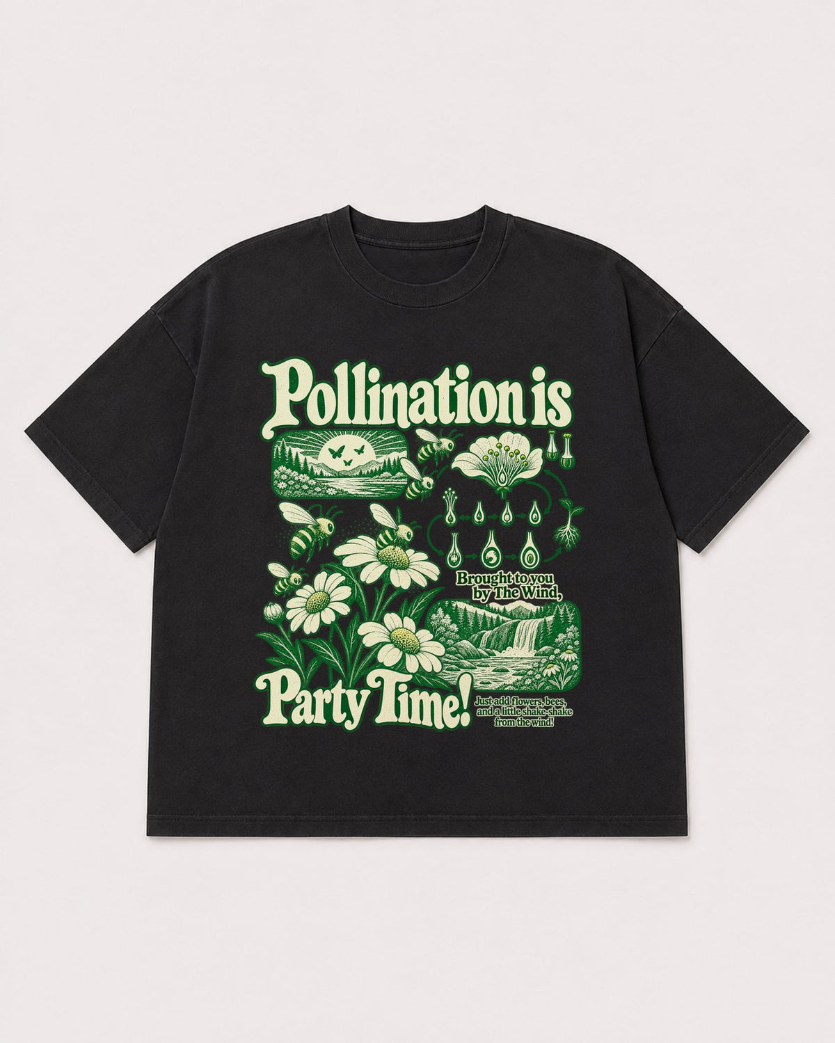Mockup Boxy Heavyweight Tee Black product