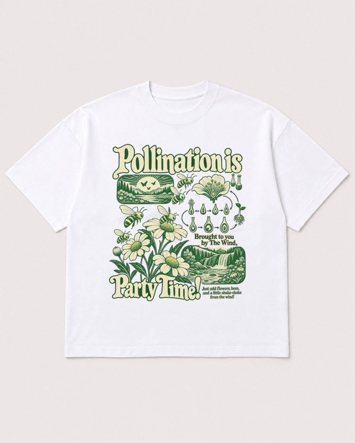 Mockup Boxy Heavyweight Tee White product
