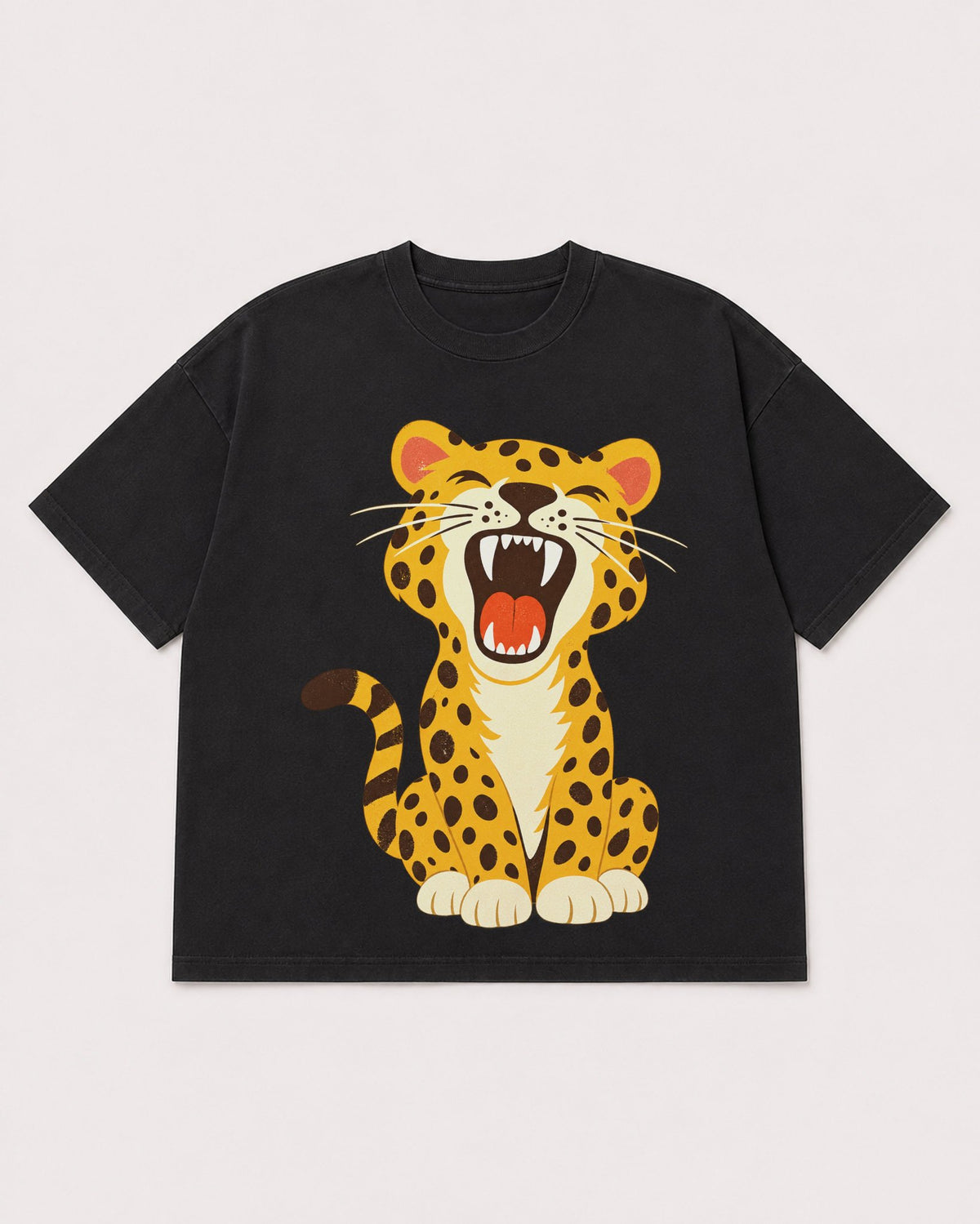 Mockup Boxy Heavyweight Tee Black product