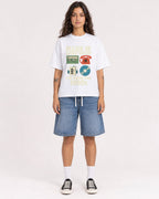 Mockup Boxy Heavyweight Tee White female full-body 06