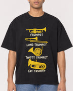 Mockup Boxy Heavyweight Tee Black male close-up 10