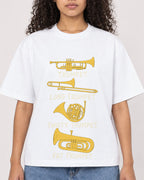 Mockup Boxy Heavyweight Tee White female close-up 10
