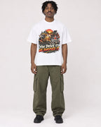 Mockup Boxy Heavyweight Tee White male full-body 04