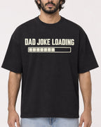Mockup Boxy Heavyweight Tee Black male close-up 17