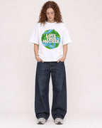 Mockup Boxy Heavyweight Tee White female full-body 09