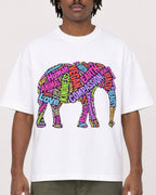 Mockup Boxy Heavyweight Tee White male close-up 04
