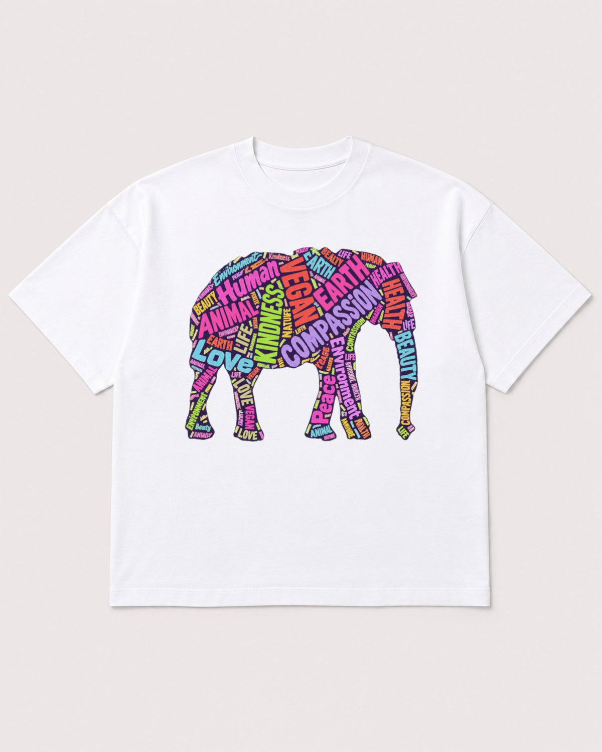 Mockup Boxy Heavyweight Tee White product
