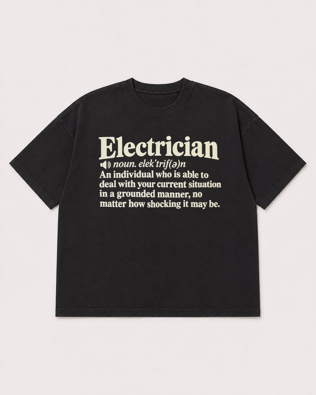 Mockup Boxy Heavyweight Tee Black product