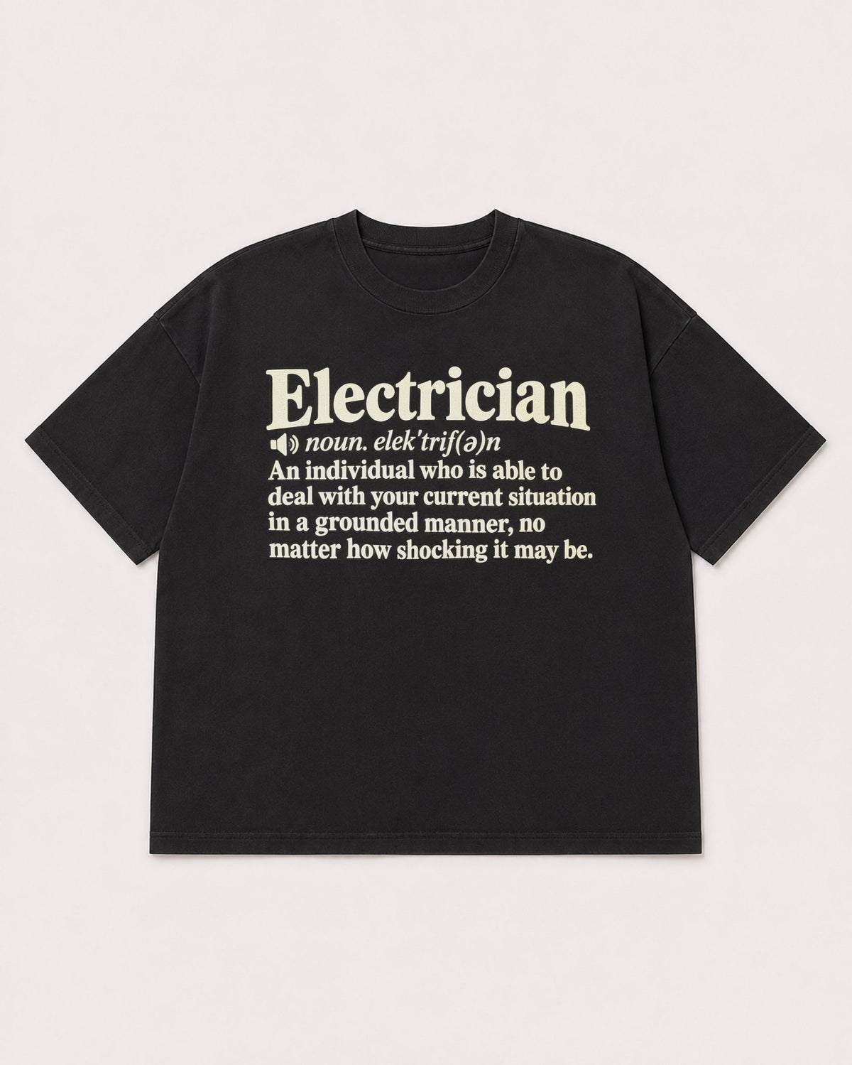 Mockup Boxy Heavyweight Tee Black product