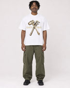 Mockup Boxy Heavyweight Tee White male full-body 04