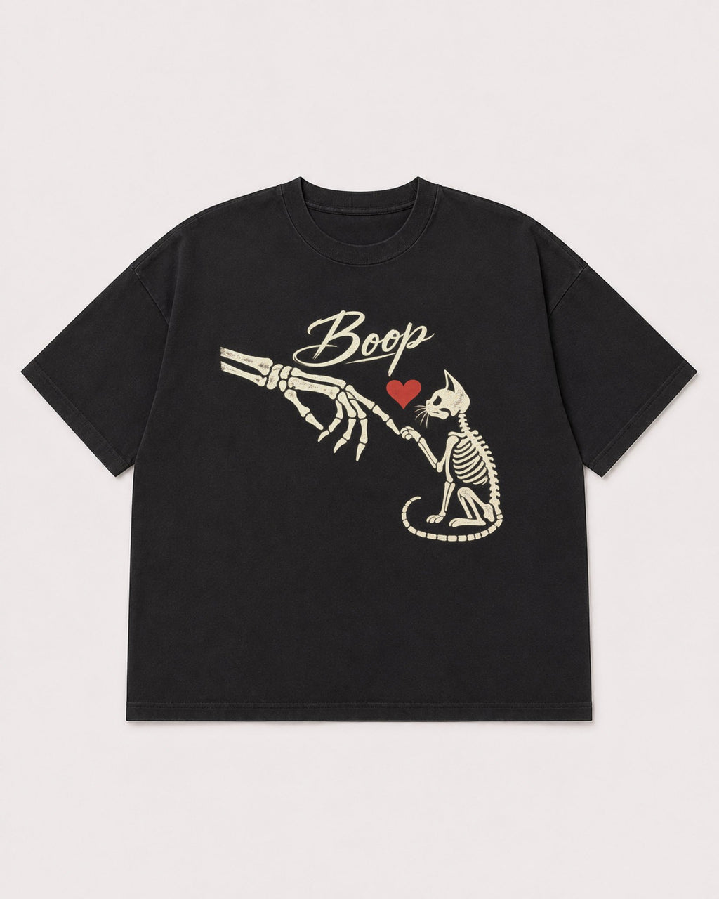 Mockup Boxy Heavyweight Tee Black product