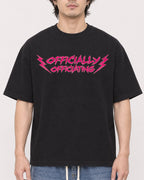 Mockup Boxy Heavyweight Tee Black male close-up 03
