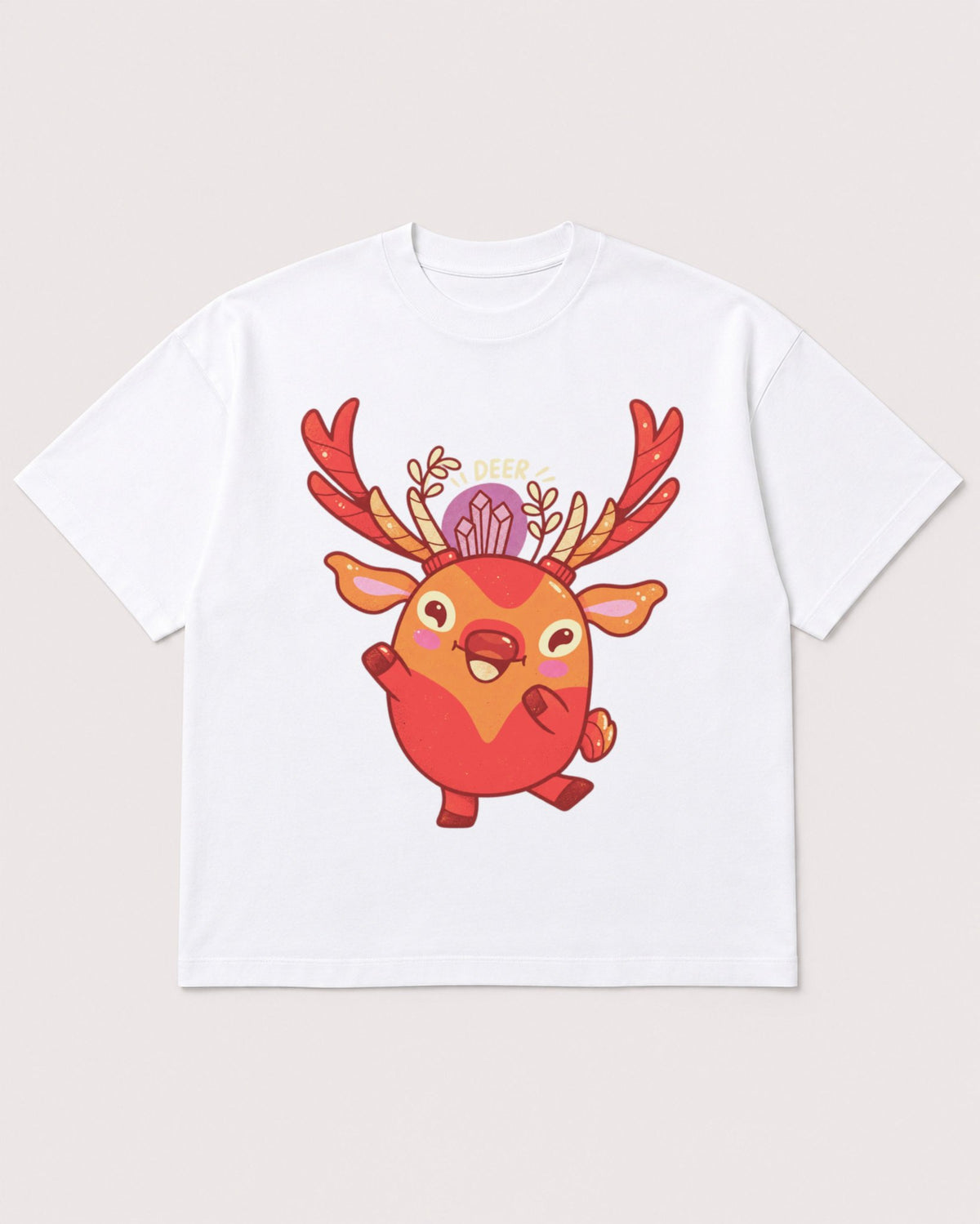 Mockup Boxy Heavyweight Tee White product