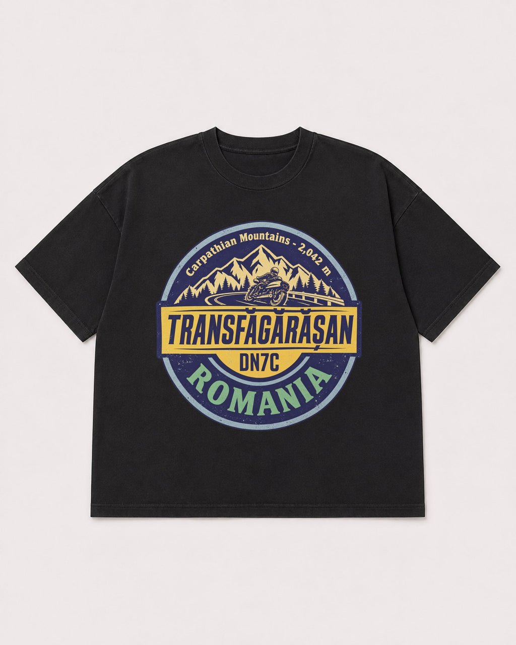 Mockup Boxy Heavyweight Tee Black product