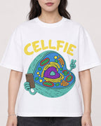 Mockup Boxy Heavyweight Tee White female close-up 03