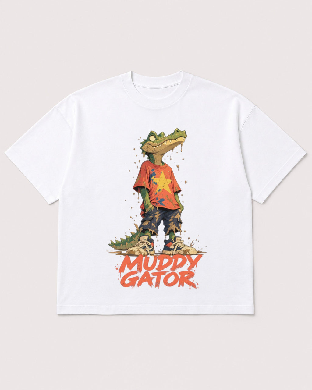 Mockup Boxy Heavyweight Tee White product